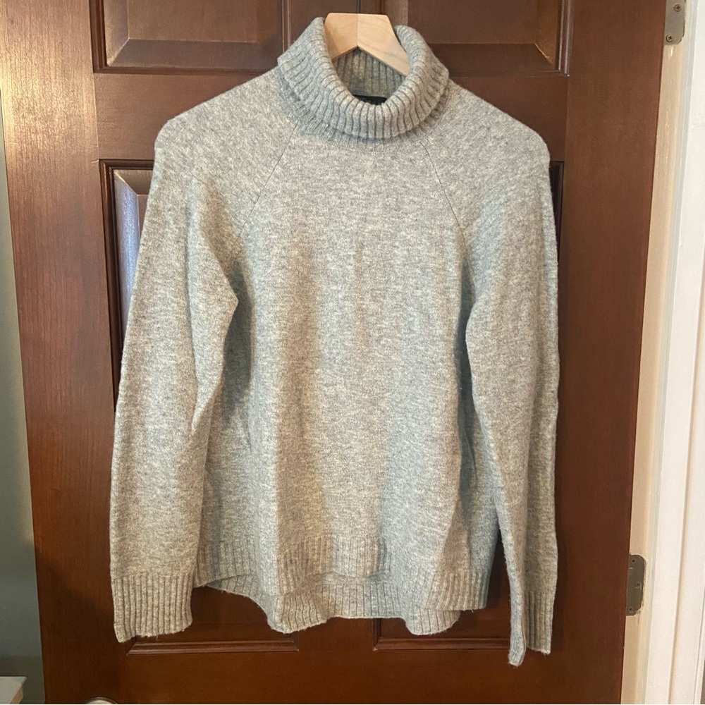 J. Crew Grey Turtleneck Sweater - S